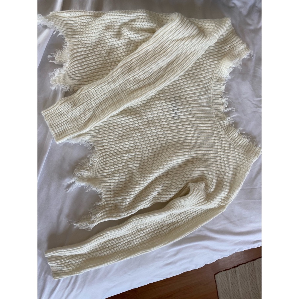 Distressed Knit Sweater - Picture 4 of 8